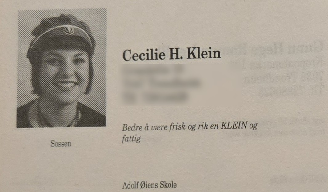 Cecilie H. Klein
